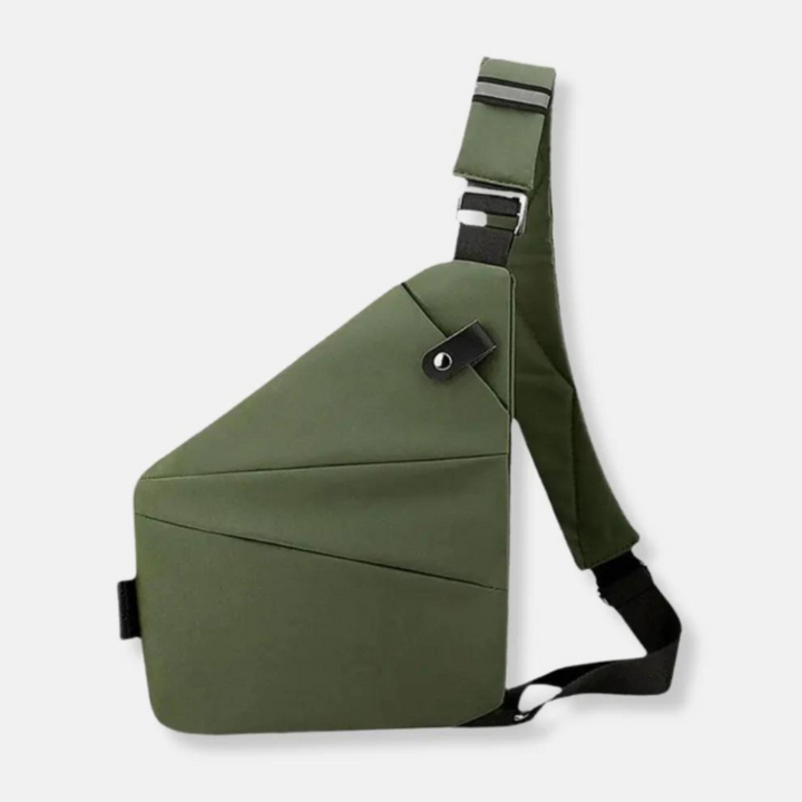 Stylish travel security sling bag for men & women, with multiple organizer pockets & hidden zipper.