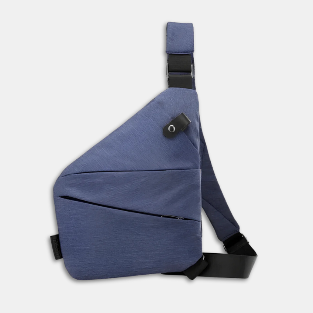 Unisex anti-theft chest bag, ideal for travelers seeking a secure, hands-free solution for valuables.