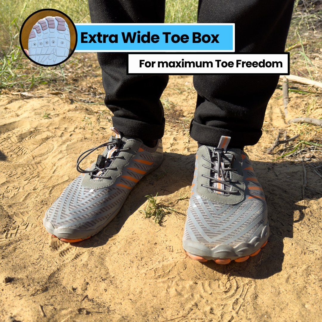 Unisex fitness shoes, ideal for natural running. Minimalist design, flexible sole for comfort.