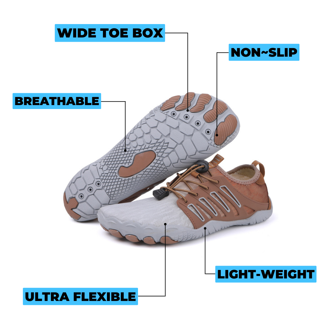 Comfortable unisex shoes, designed for natural running. Lightweight, flexible, and minimalist.