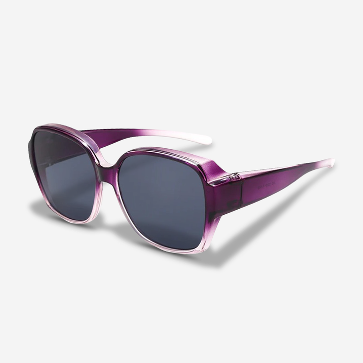 Enhance your prescription eyewear with these unisex clip-on shades, featuring UV400 protection & clear vision.