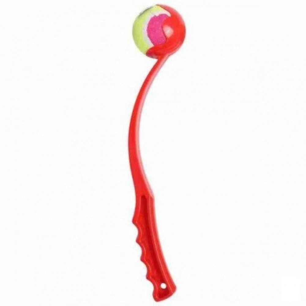 Dog ball launcher, 38cm, durable dog toy for stimulating fetch exercise