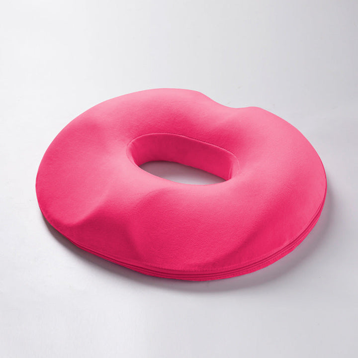 Ultimate tailbone & hemorrhoid pain relief with this ergonomic memory foam donut seat cushion. Unisex design.