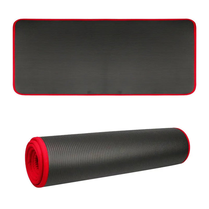 Unisex extra thick non-slip exercise mat for yoga, pilates & fitness workouts. Provides superior joint support.