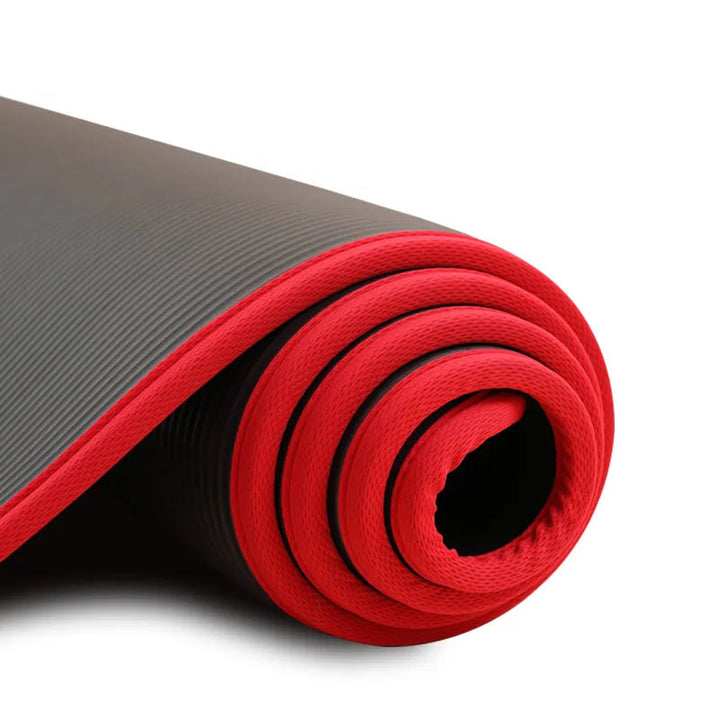 Premium unisex extra thick non-slip mat for yoga, pilates, and general fitness workouts. Great for stretching.