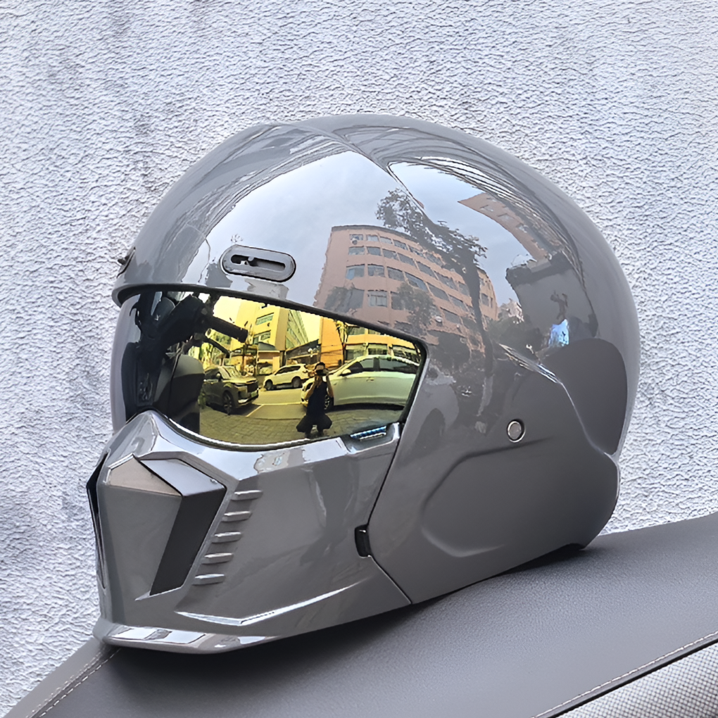New3 full face motorcycle helmet, unisex, designed for enhanced road protection and safety.