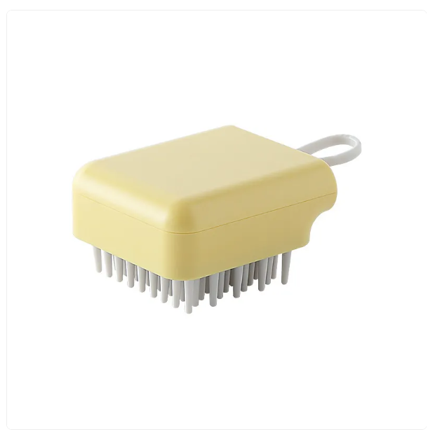 Handheld bath accessory, a massage brush designed for unisex use, promoting healthy skin and blood flow