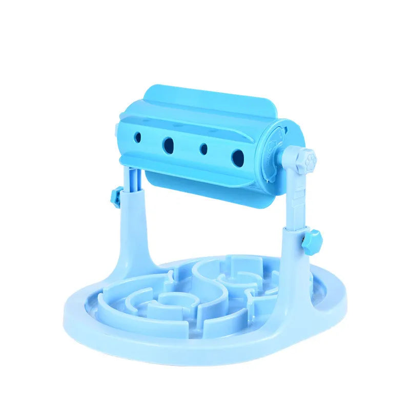 Unisex dog puzzle feeder, interactive rotating design for slow eating and pet care