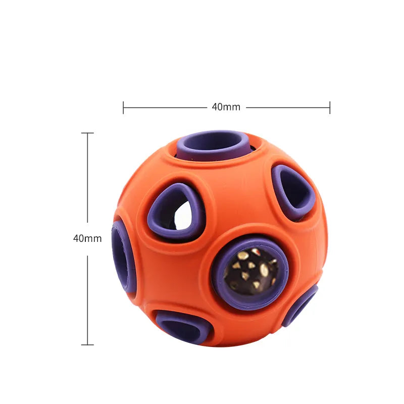 Durable pet supplies: light-up musical fetch ball for interactive dog play