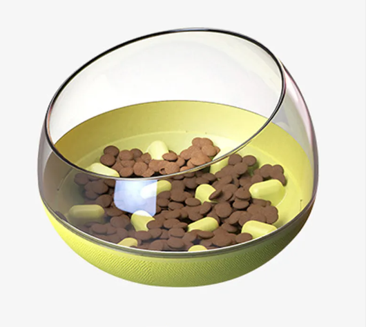 Thinking and food dog bowl, a puzzle feeder offering mental stimulation and aiding in healthy eating for dogs.