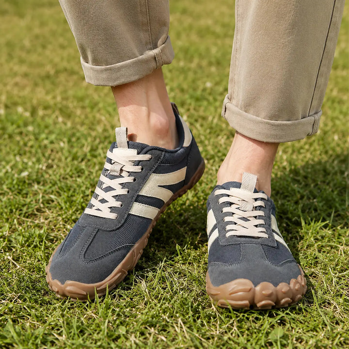 Barefoot hiking shoes, unisex and wide fit, offering lightweight comfort for outdoor adventures.