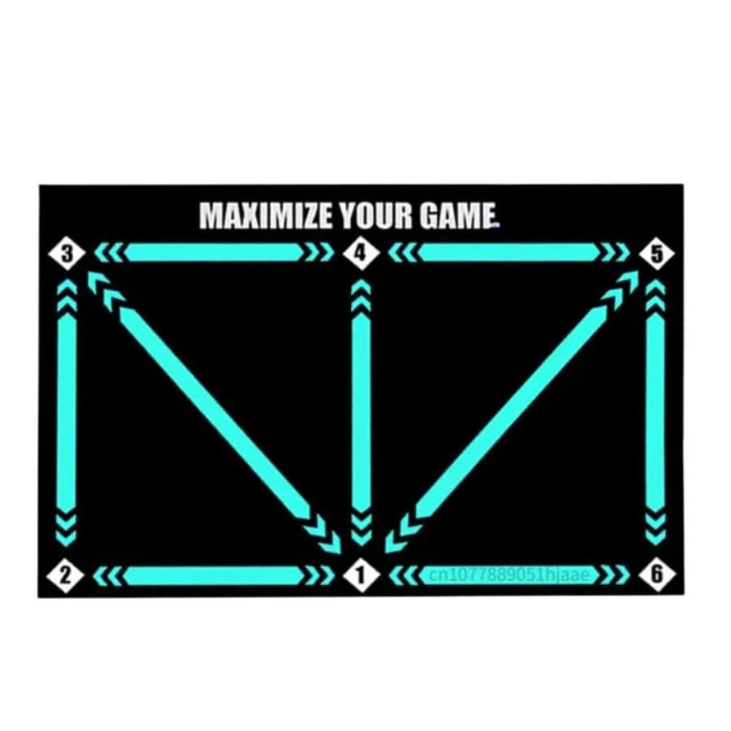 Indoor soccer training mat: Perfect for practicing ball control, technique, and football drills for all ages.
