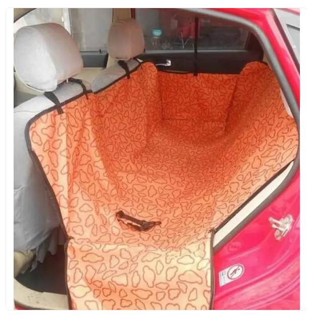 Universal fit pet car seat cover, non-slip and waterproof, essential dog accessory for vehicle protection