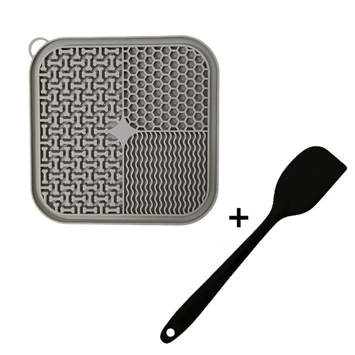 Dogs & cats pet lick mat, slow feeder & anxiolytic for boredom relief.