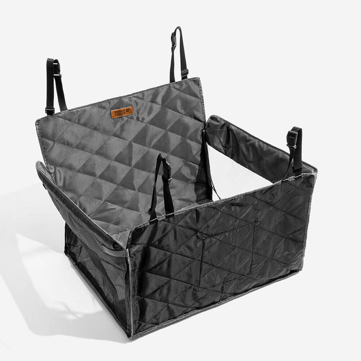 Pet travel essential: Unisex Car Back Seat Extender, providing a flat surface for dogs