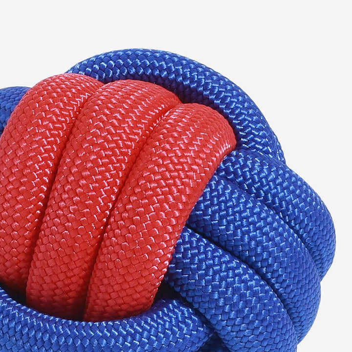 Multi-piece pet chew rope toy set, various shapes & sizes for interactive dog play, teeth cleaning