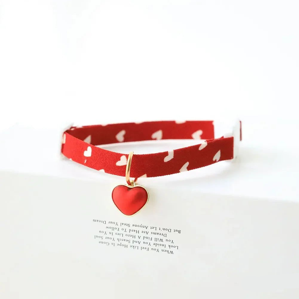 Purple pet collar, adjustable, solid color, durable cotton polyester pet accessory for cats and dogs.