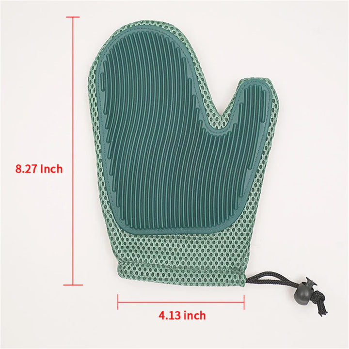 Innovative pet care glove, a cat brush and massage tool for luxurious pet grooming