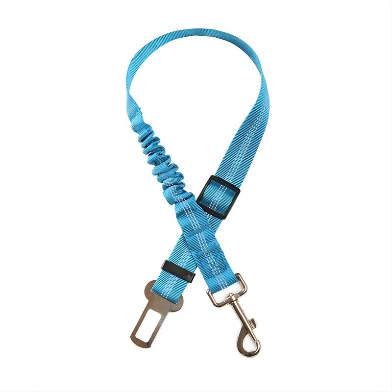 Durable pet car restraint, unisex design, provides secure travel for any pet