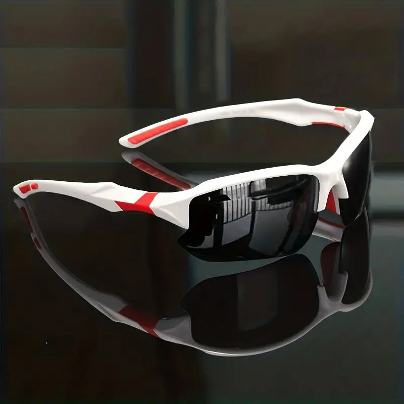 Performance polarized sunglasses for runners & cyclists, with full UV protection.