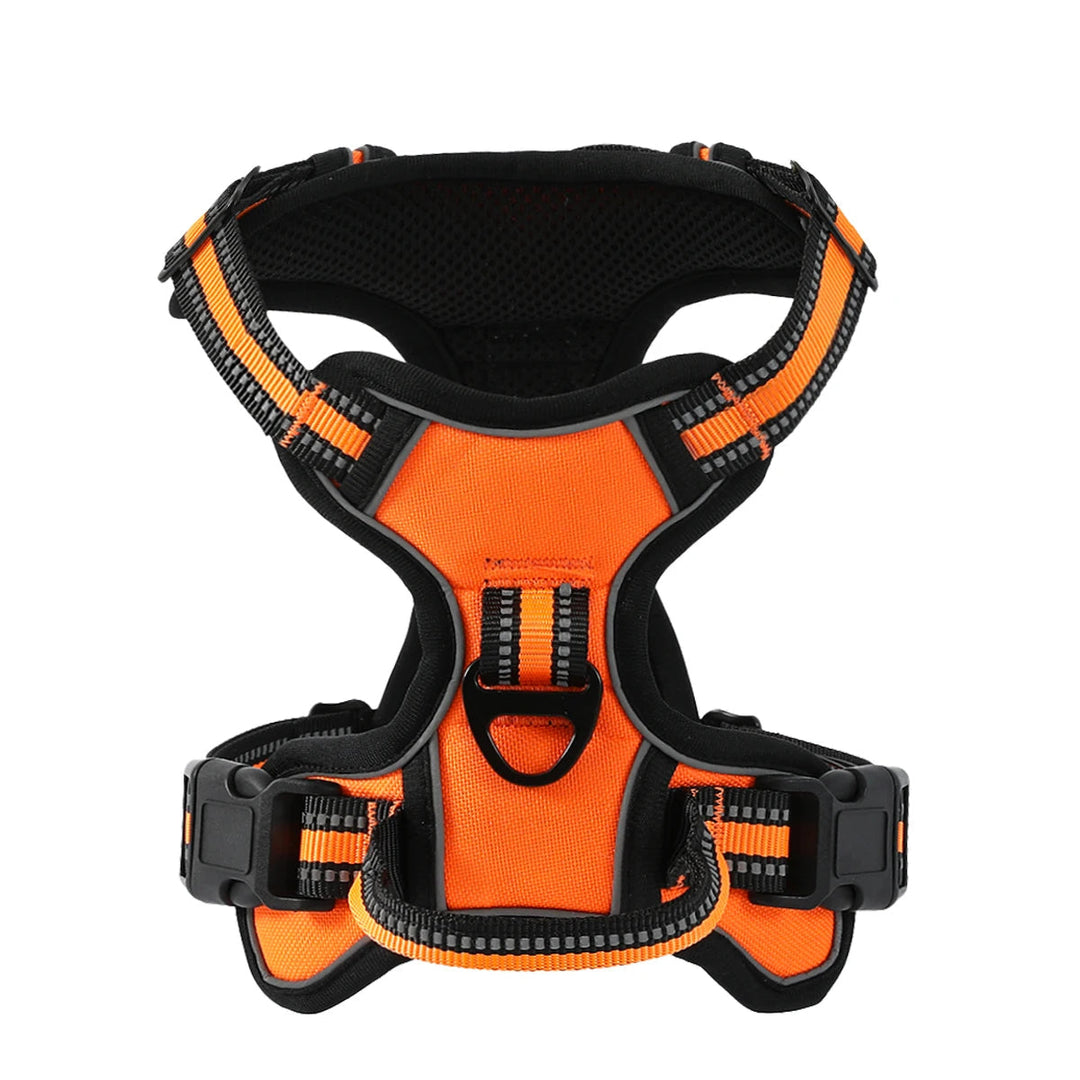Dog supplies: Comfortable reflective dog harness, perfect for night walks