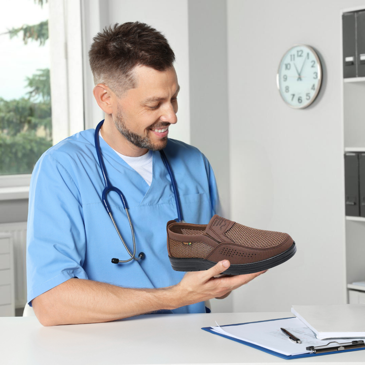 "Unisex Schuhe, ergonomisch, atmungsaktiv, mit rutschfester Sohle, bietet ganztägigen Komfort und natürliche Fußausrichtung."