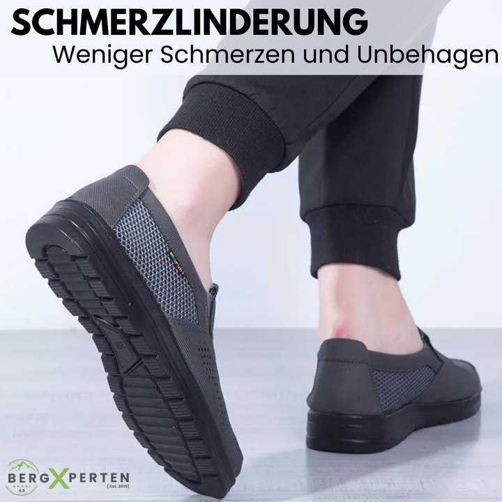"Unisex Schuhe, ergonomisch, atmungsaktiv, mit rutschfester Sohle, bietet ganztägigen Komfort und natürliche Fußausrichtung."