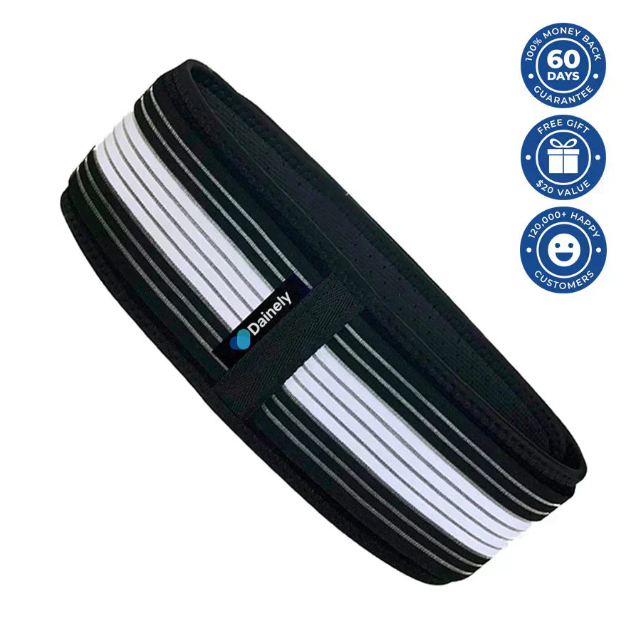 Unisex sciatica & back support belt, offering pain relief for lower back & SI joint.