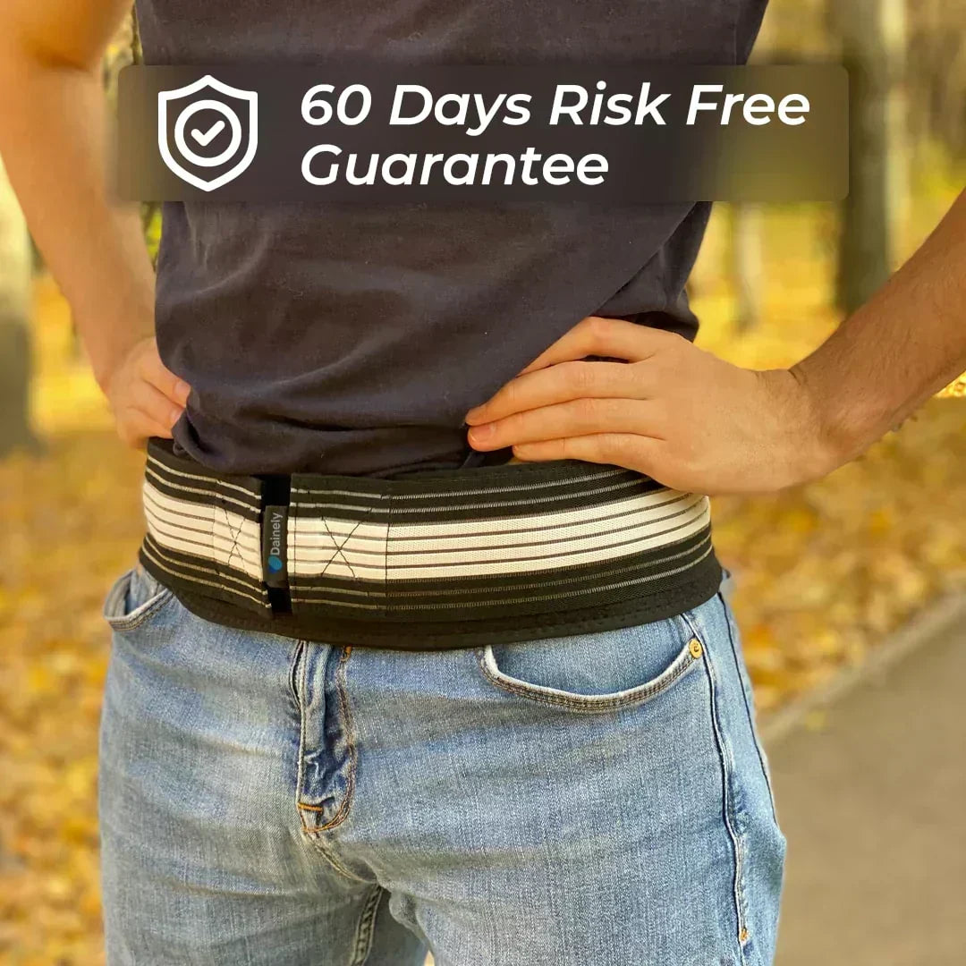 Sciatica & SI joint support belt, unisex, for effective lower back pain relief & comfort.