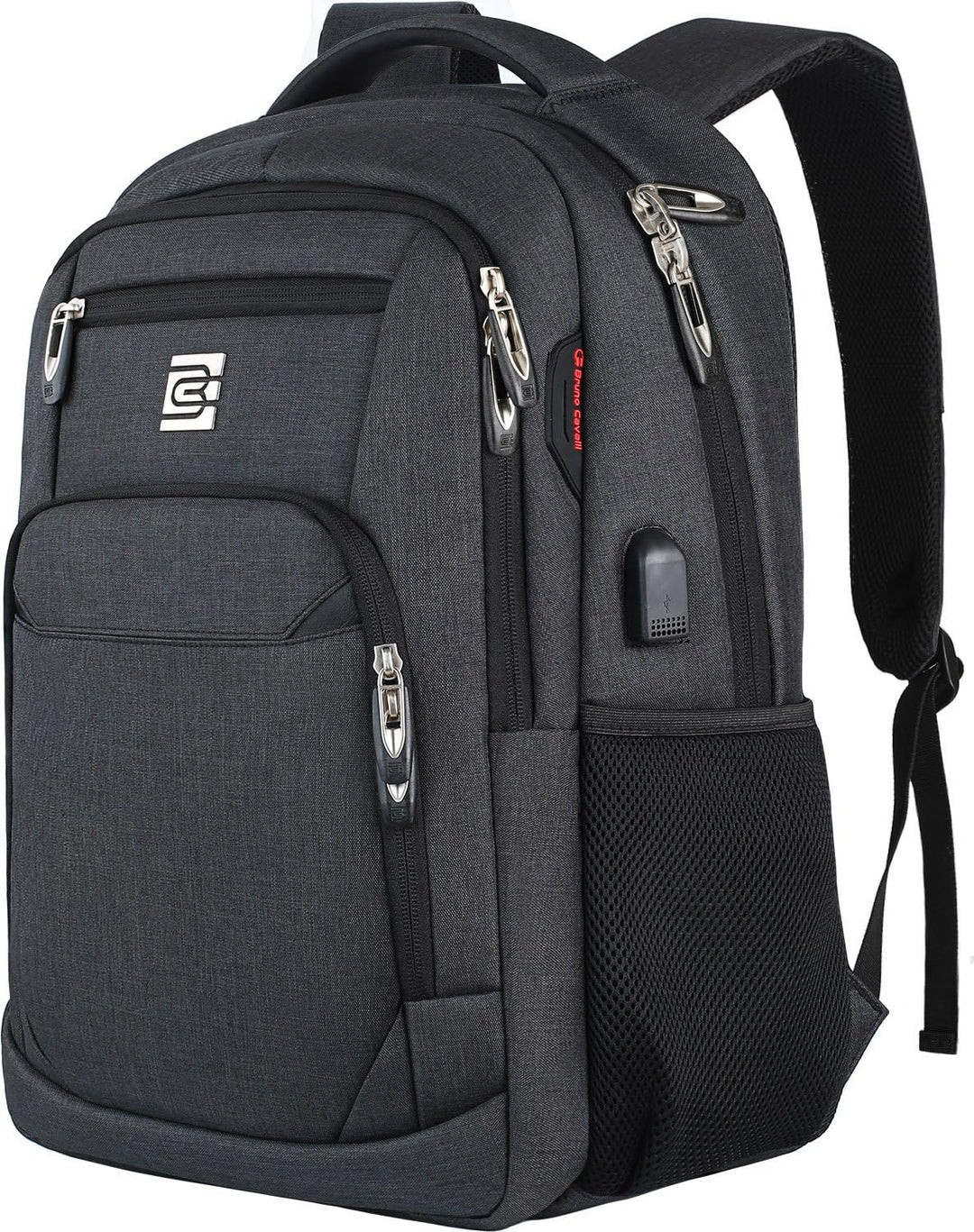 Lightweight anti-theft backpack with USB charging, water-resistant for all-weather protection.