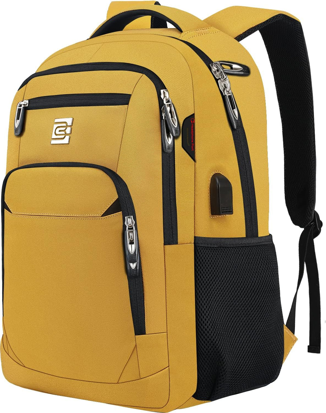 Durable anti-theft USB charging backpack for professionals, sleek design & hidden compartments.