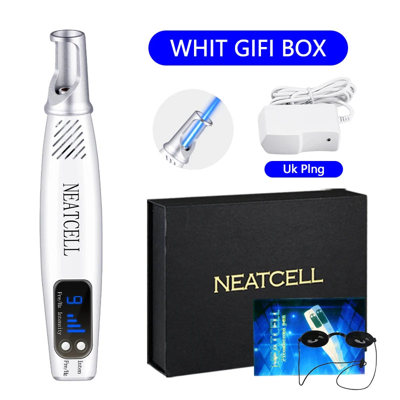 Versatile Smart Laser Pen for comprehensive skin care: tattoo, dark spot, birthmark & acne scar removal at home.