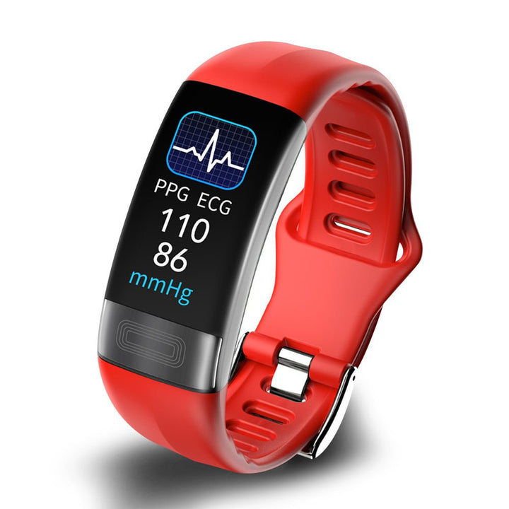 Unisex smart wearable, accurate ECG & BP monitoring, activity & sleep tracking.
