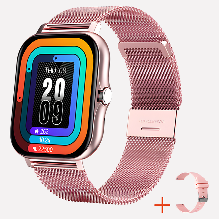 Rechargeable unisex safety watch with GPS location tracking and SOS emergency alert. Daily security tech accessory.
