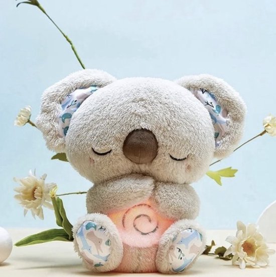Gentle light soothing plush toy, a soft comfort companion designed for relaxation and stress relief.