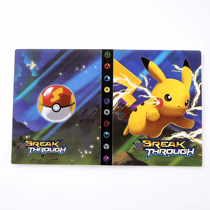 Premium card storage album, 240-card capacity, for all trading card types.
