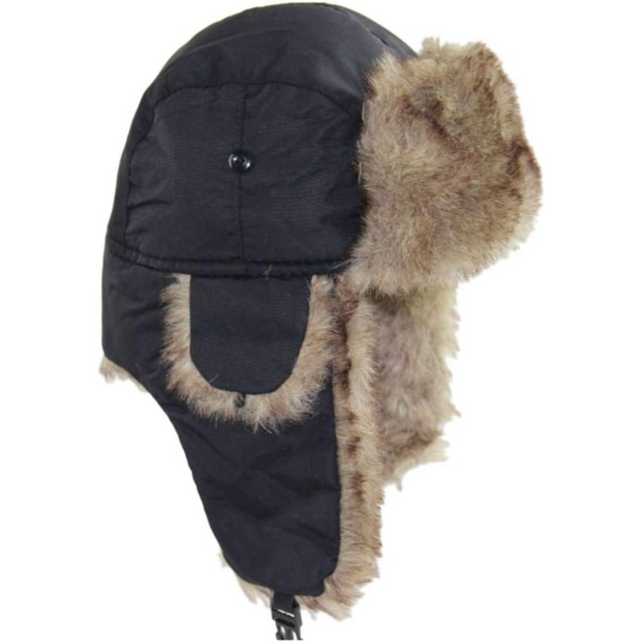 Premium cold weather headwear: a warm unisex ear flap trooper hat for snow & outdoors.