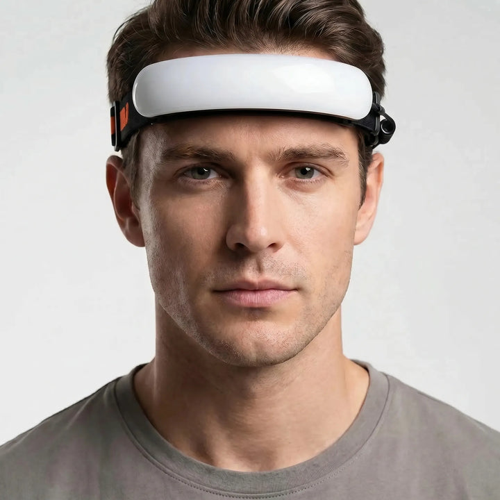 Versatile rechargeable wide-beam COB headlamp, perfect for hands-free camping, hiking, fishing, and emergency light.
