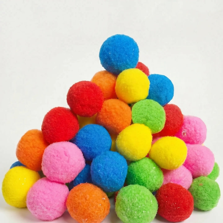 Close-up of soft, colorful reusable water splash balls for endless summer fun, an eco-friendly alternative.