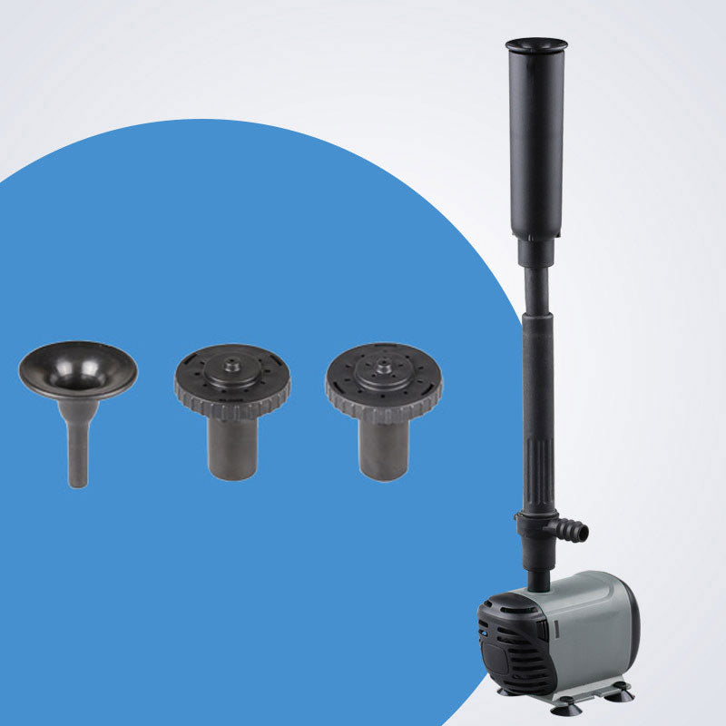 "Vielseitige, einstellbare Springbrunnenpumpe, robustes Design, ideal für beeindruckende Wasserelemente im Garten."