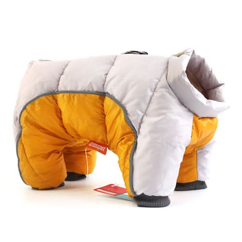 Small dog's warm winter jacket, waterproof & reflective for tiny pets in cold.