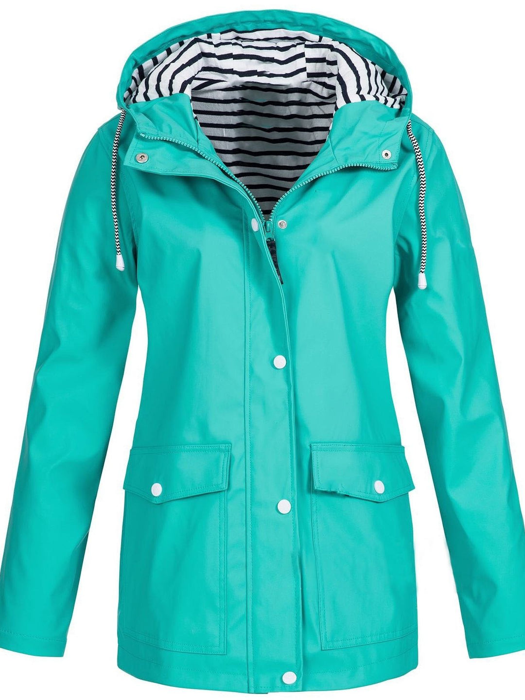 "Wasser- und winddichte Damen Outdoor Jacke in modernem Design, ideal für Frühling und Sommer."