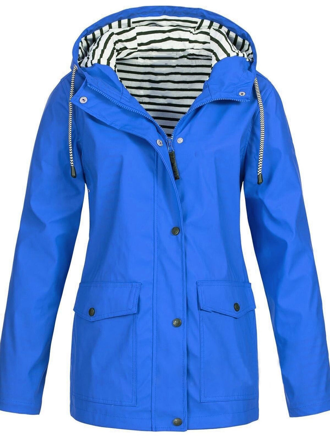 "Wasser- und winddichte Damen Outdoor Jacke in modernem Design, ideal für Frühling und Sommer."