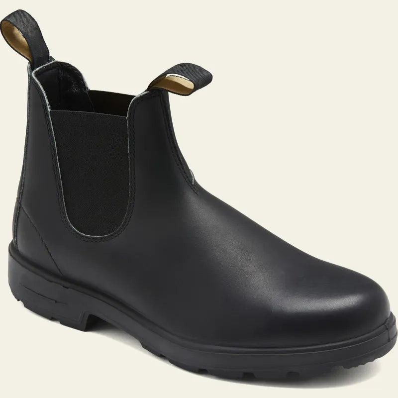 "Wasserdichte Chelsea-Stiefel für Herren, schwarz, robustes Design, Slip-On, ideal für Regen, elegant, lässig und geschäftlic