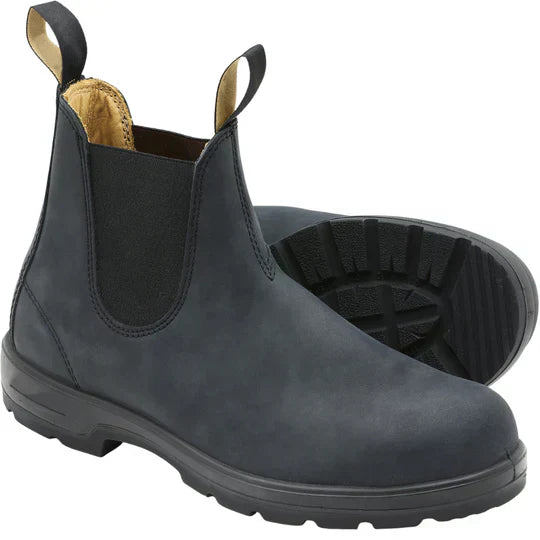 "Wasserdichte Chelsea-Stiefel für Herren, schwarz, robustes Design, Slip-On, ideal für Regen, elegant, lässig und geschäftlic