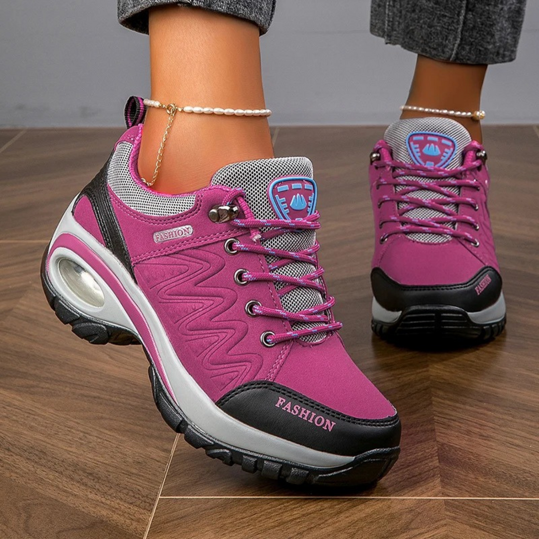 "Wasserdichte Wanderschuhe für Damen mit modernem Design, ideal für Outdoor-Abenteuer und lange Wanderungen, robust und beque