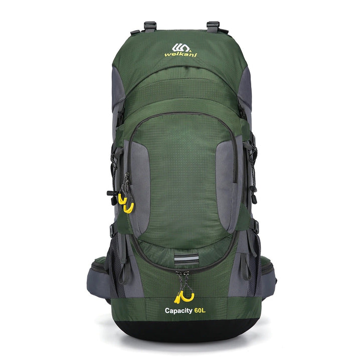 "Wasserdichter 60L Rucksack, robustes Design, geräumig, ergonomisch, ideal für Outdoor-Abenteuer und Reisen"