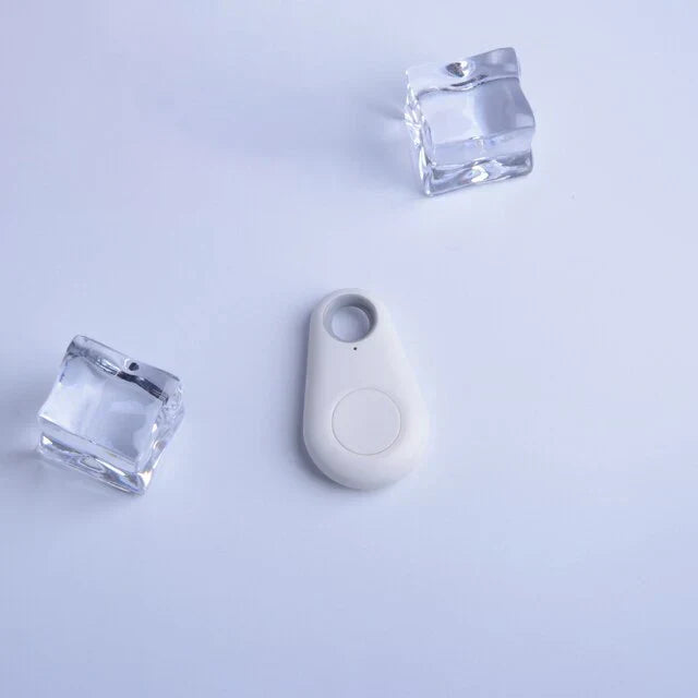 "Wasserdichter GPS-Tracker für Haustiere, kompakt und robust, Echtzeit-Ortung für Hunde und Katzen, am Halsband befestigt."