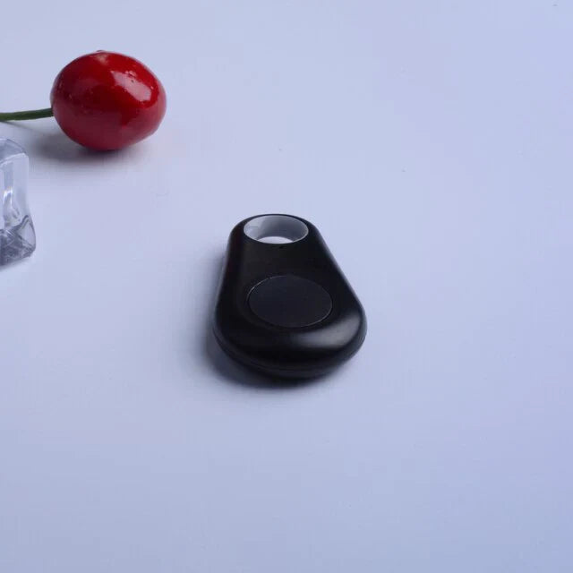 "Wasserdichter GPS-Tracker für Haustiere, kompakt und robust, Echtzeit-Ortung für Hunde und Katzen, am Halsband befestigt."