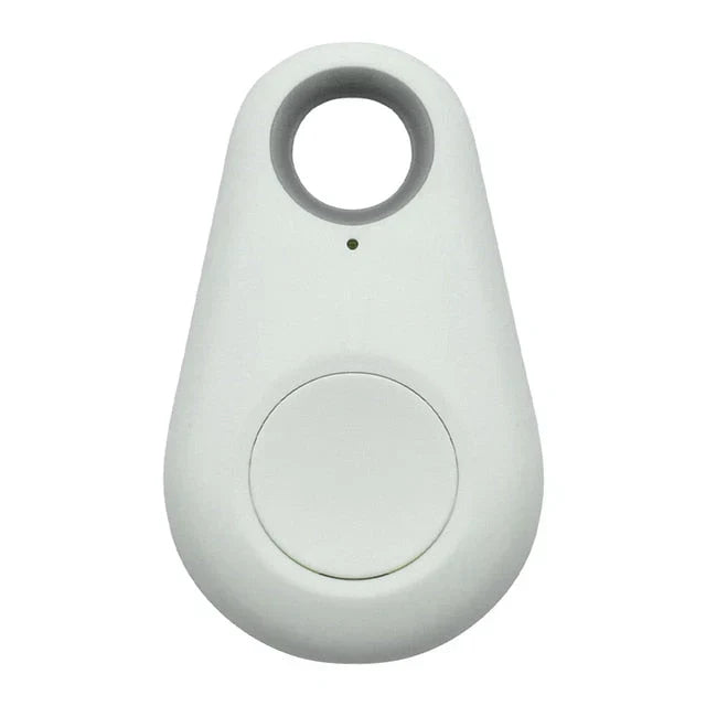 "Wasserdichter GPS-Tracker für Haustiere, kompakt und robust, Echtzeit-Ortung für Hunde und Katzen, am Halsband befestigt."